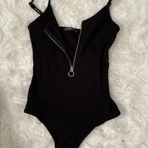 Zipper bodysuit